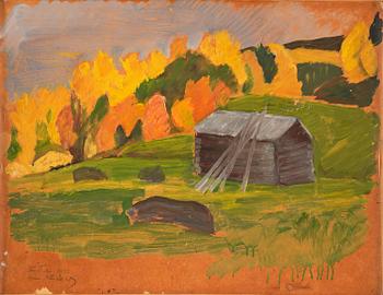 829. Helmer Osslund, Study from Näsåker.