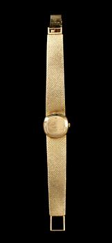 ARMBANDSUR, dam, Patek Philippe, ref. 3370/1, manuell, 18k guld, 1970-tal. Vikt ca62g.