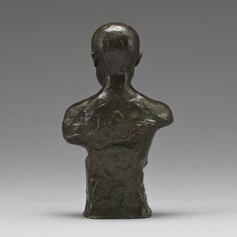 JOHANNES COLLIN, skulptur/brons, signerad och daterad 1910. Gjutare L Rasmussen, Köpenhamn.