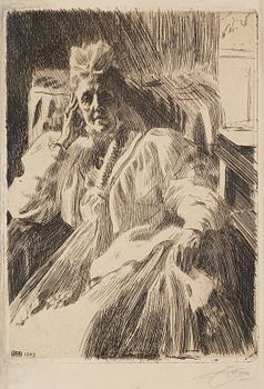 761. Anders Zorn, "Änkedrottning Sophia".