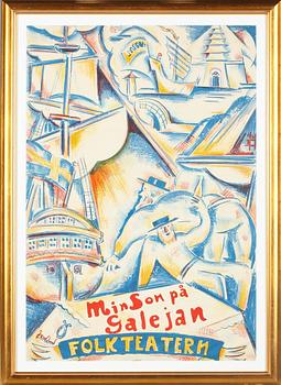 AFFISCH, Folkteatern, 1900-talets första hälft.