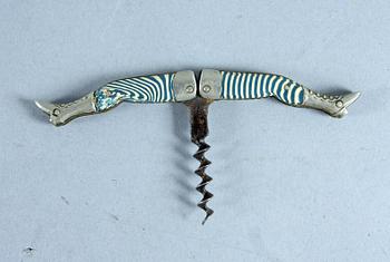 KORKSKRUV, sk "ladies legs", Tyskland, 1900-talets första hälft.