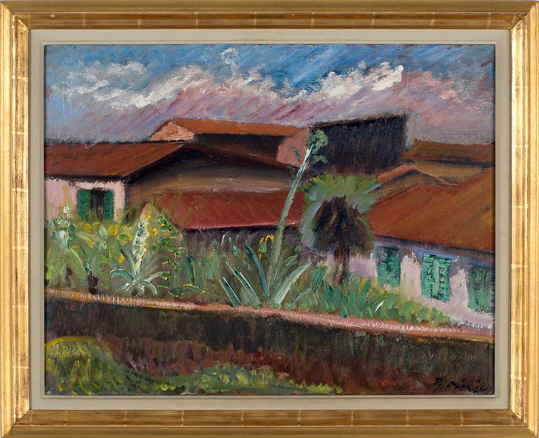 GIDEON BÖRJE, olja på duk, signerad.