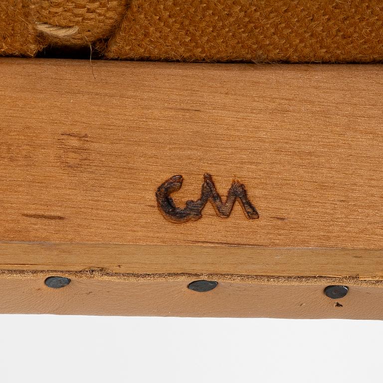 Carl Malmsten, Armchair, “Gustavus”, Åfors Möbelfabrik, second half of the 20th century.