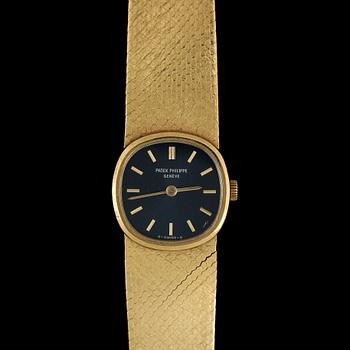 ARMBANDSUR, dam, Patek Philippe, ref. 3370/1, manuell, 18k guld, 1970-tal. Vikt ca62g.