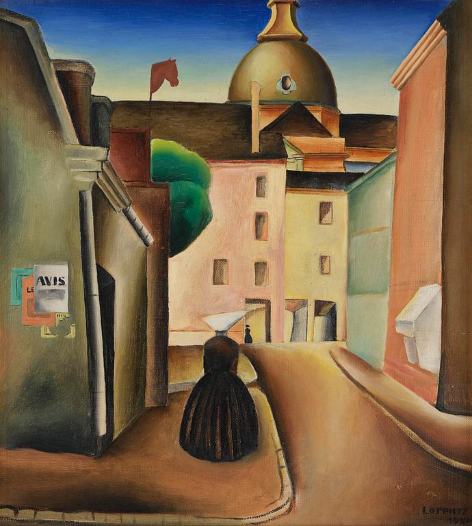 Waldemar Lorentzon, Cityscape, France.