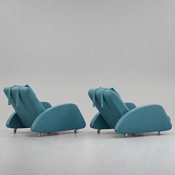 Bo Wretling, a pair of easy chairs, Firma Otto Wretling, 1930's.