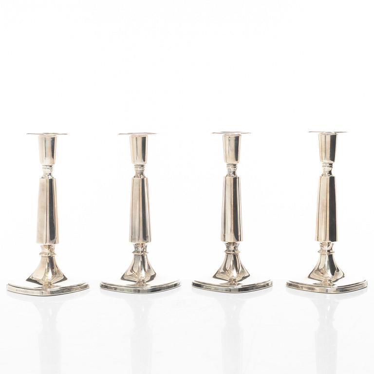 Tore Eldh, ljusstakar, 4 st, silver, Alton, Falköping.