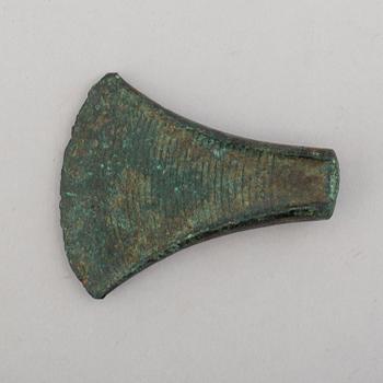 A bronze axe ca 1000 B.C.