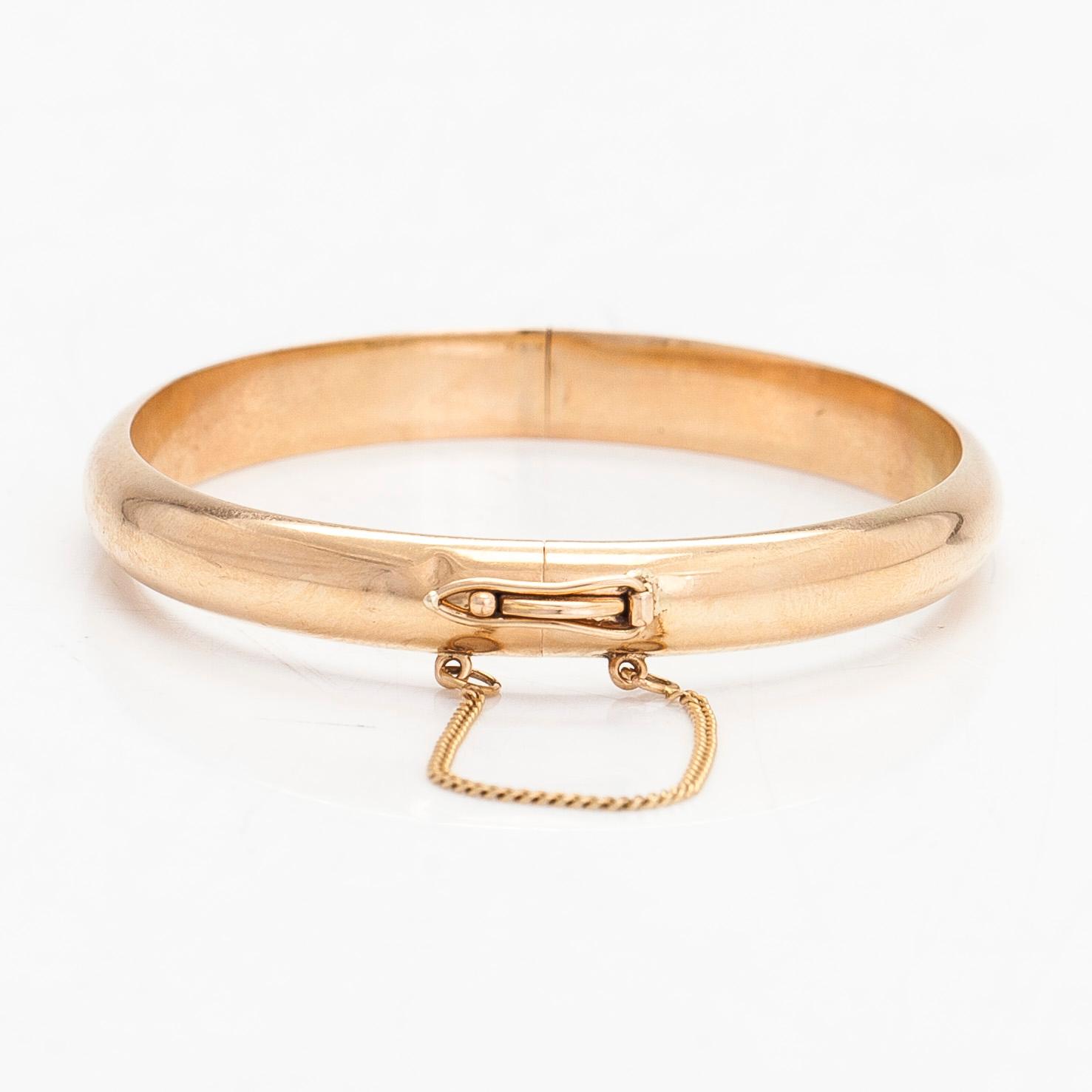 Armring, 14K guld. Westerback, Helsingfors, 1951.