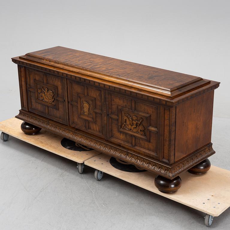 A Swedish Grace birch chest, 1920's.
