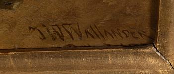 Josef Wilhelm Wallander, Garden scene.