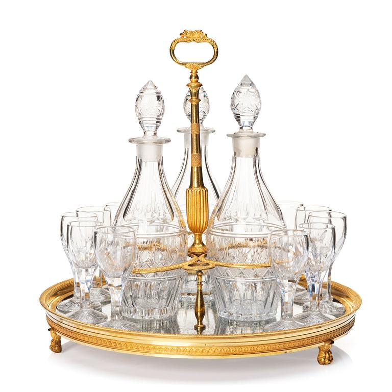 A French Empire cruet-set, early 19th century.