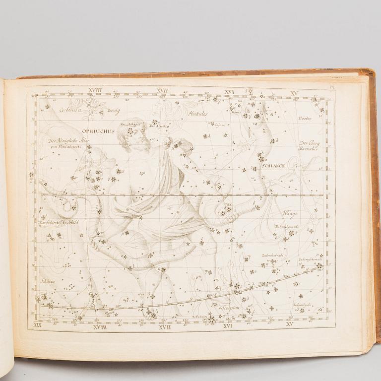 JOHANN ELERT BODE Vorstellung der Gestirne auf XXXIV Kupfertafeln..Berlin and Stralsund: Gottlieb Augsut Lange,1782.1805.