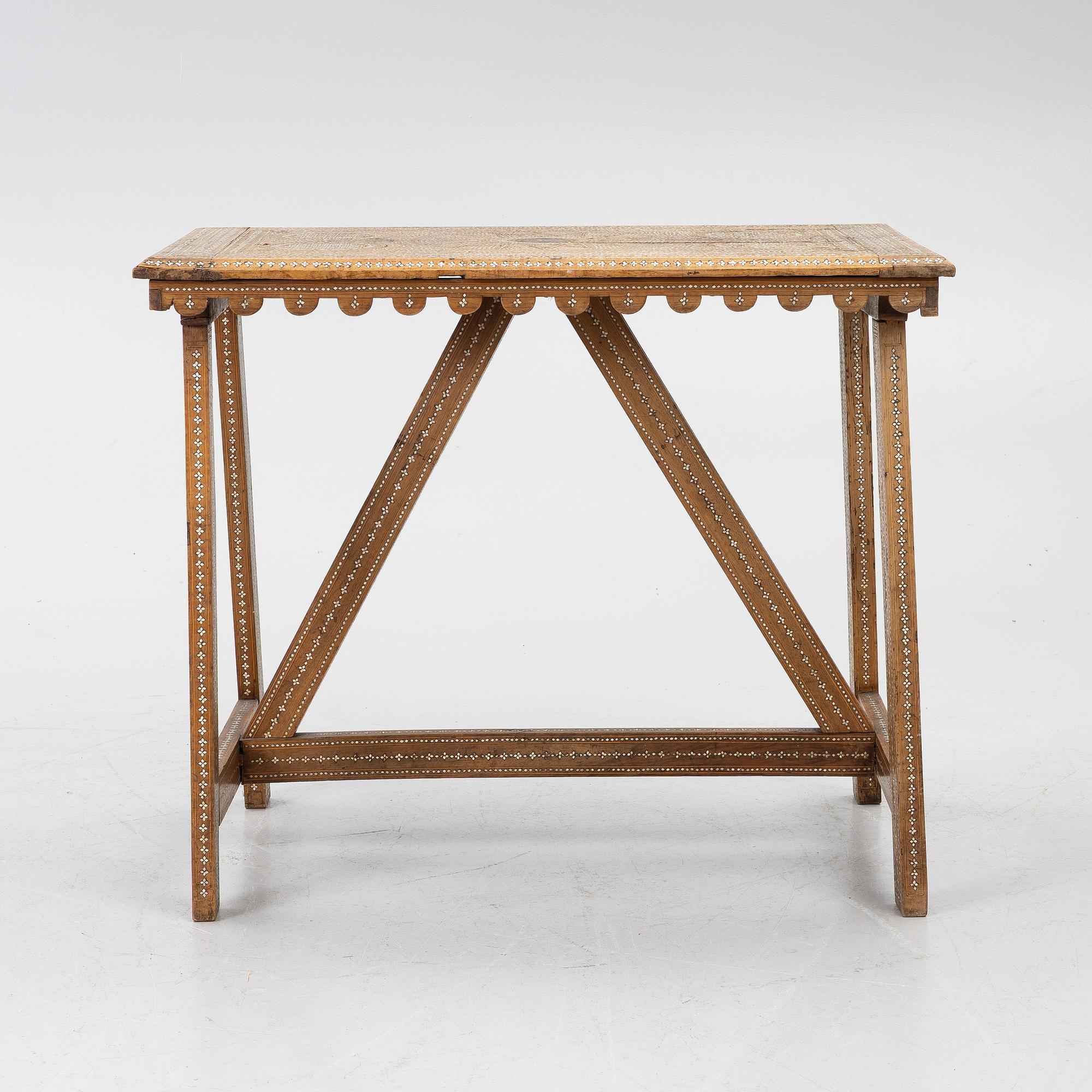 A table, Ottoman Empire, circa 1900.
