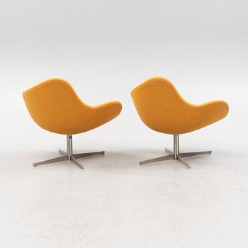 Busk+Hertzog, fåtöljer, ett par, "K2 Lounge Chair Swivel", +Halle, 2000-tal.