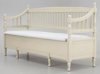 SOFFA, gustaviansk stil, 1800/1900.