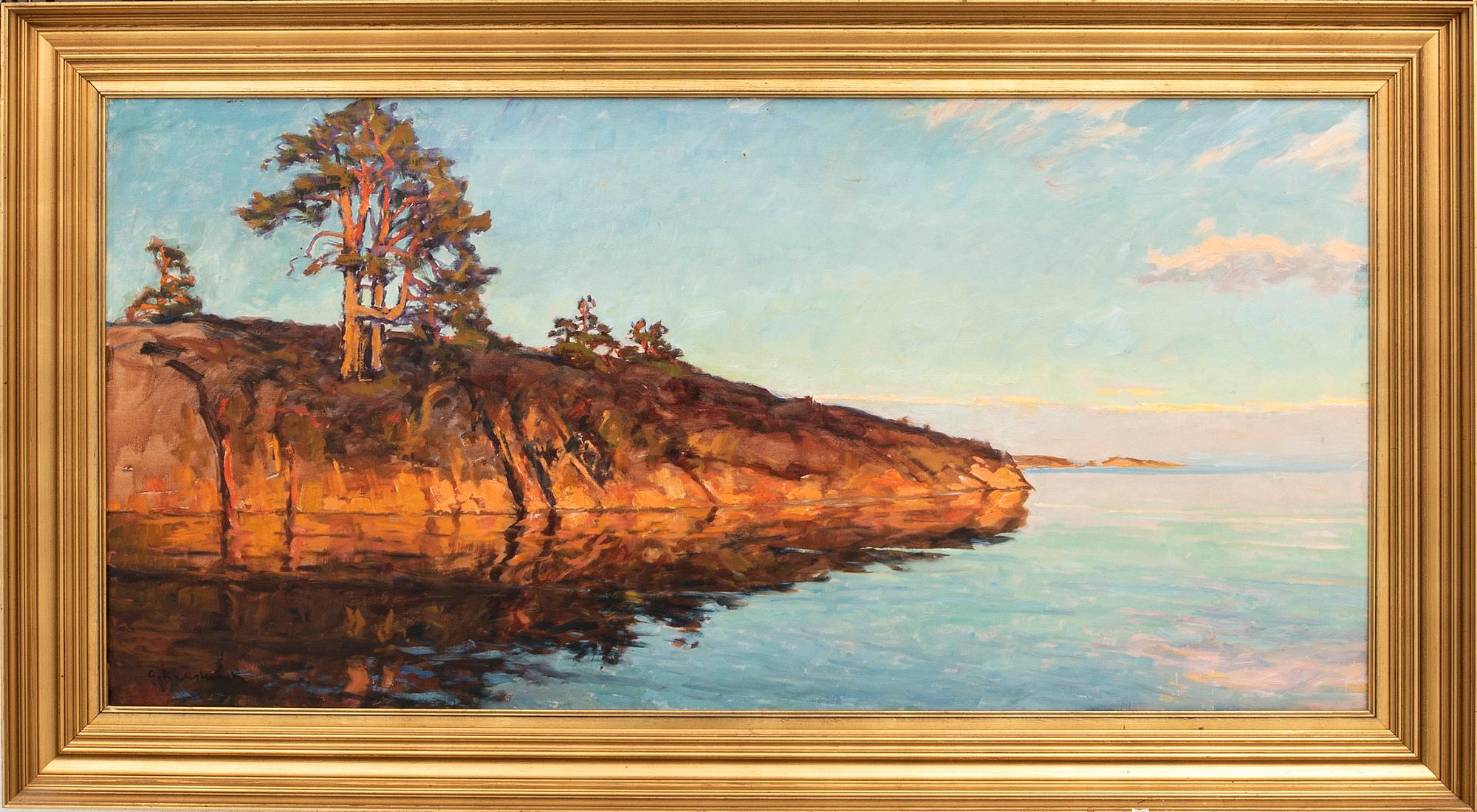 Gottfrid Kallstenius, Archipelago Cliffs at Dusk.