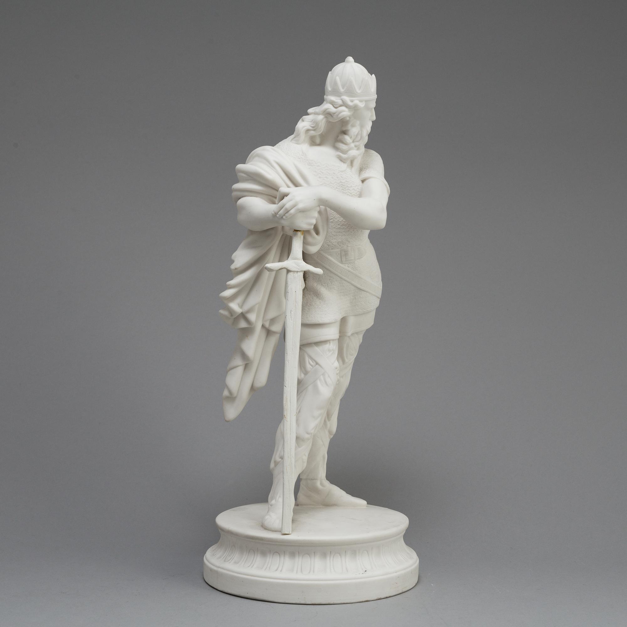 A LATE 19TH CENTURY PARIAN FIGURE, Gustafsberg.