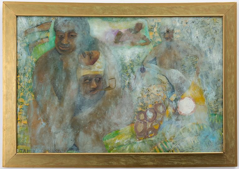 Jak Katarikawe, Figurative composition.