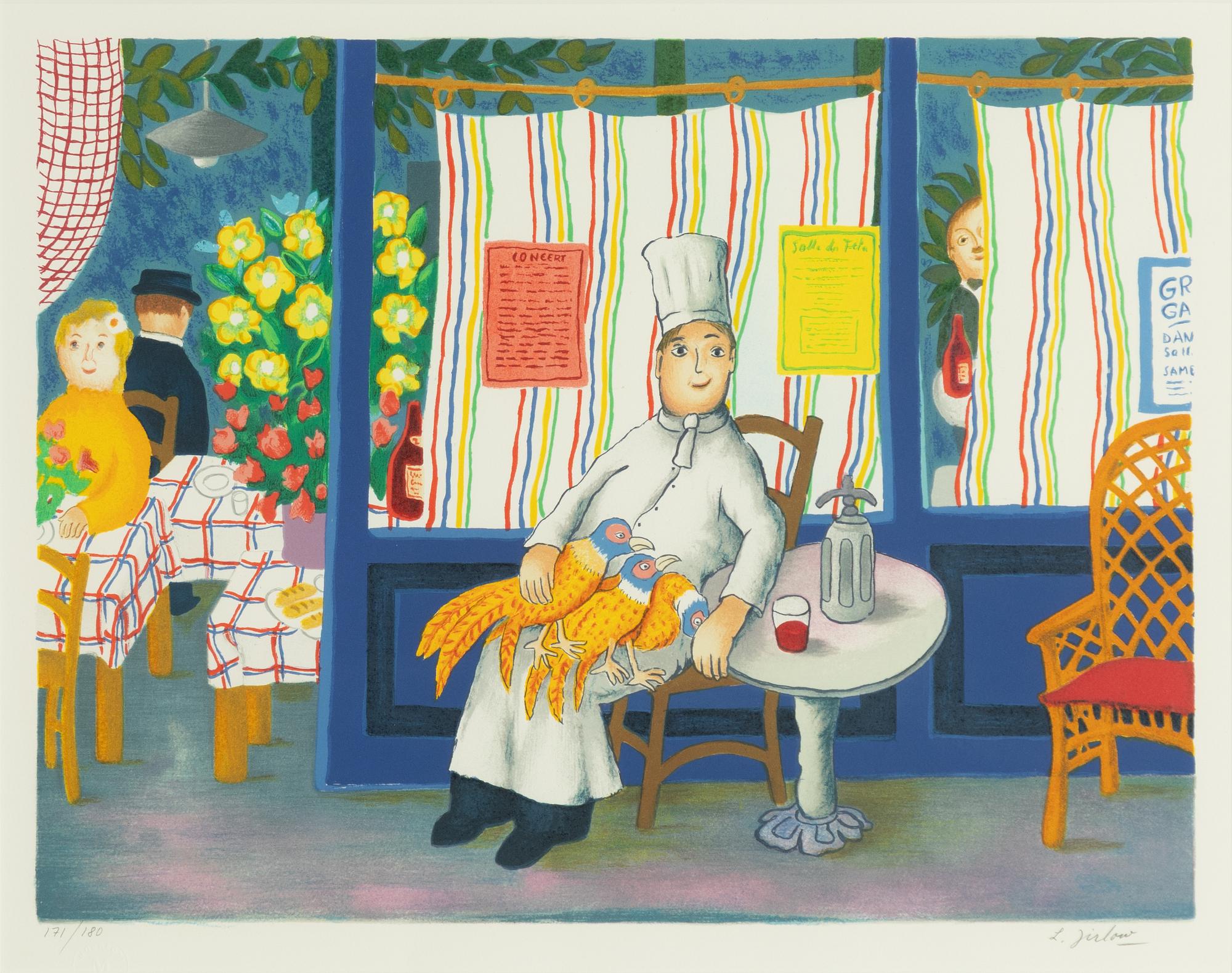 Lennart Jirlow, "Kocken med fasaner".