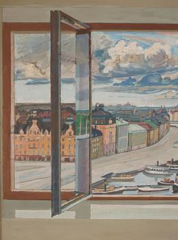 Axel Nilsson, View of Stockholm.