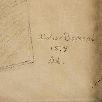 Berndt Lindholm, tillskriven, Tillskriven. Nakenstudie av manlig modell.