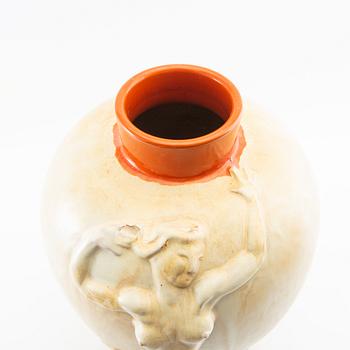 Einar Luterkort, vas Uppsala Ekeby 1950-tal stengods.