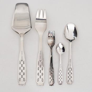 a 32-piece 'Prinsess' dessert flatware set, Secon, Gothenburg, Sweden, 1974-79.