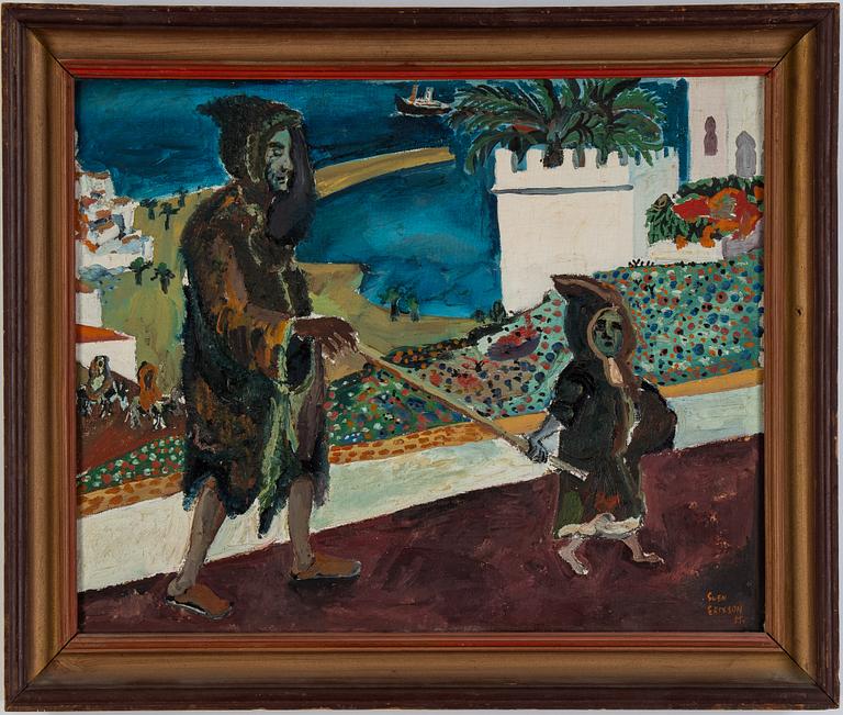 Sven X:et Erixson, olja på duk, signerad Sven Erixson och daterad -35.