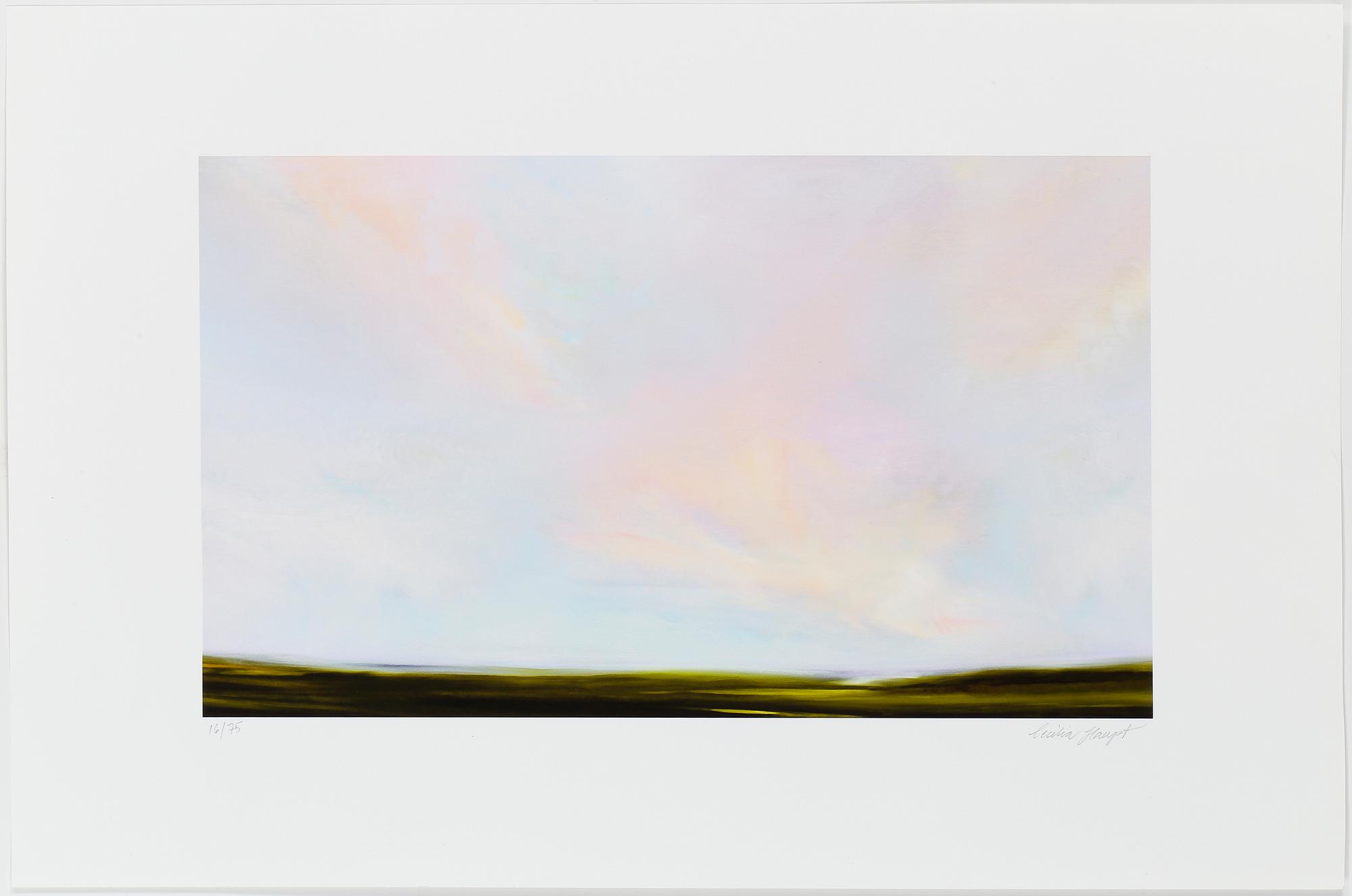 CECILIA HAUPT, färglitografi. Signerad och numrerad 16/75.