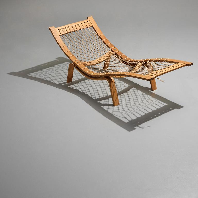 Hans J. Wegner, a 'Hammock Chair' by Getama, Denmark, post 1967.