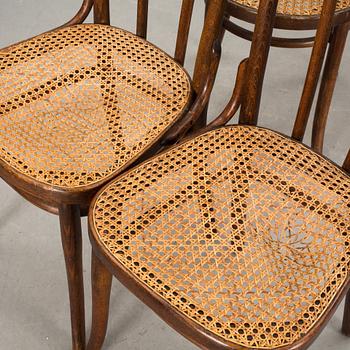 STOLAR, 4 st, bl a Thonet. 1900-talets första hälft.