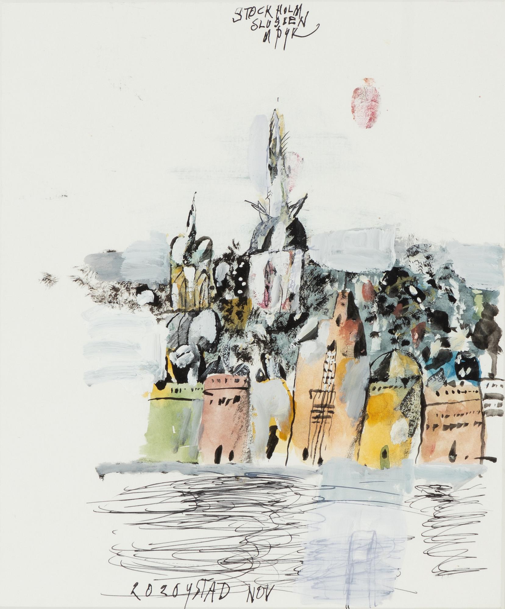 Madeleine Pyk, "Stockholm, Slussen".