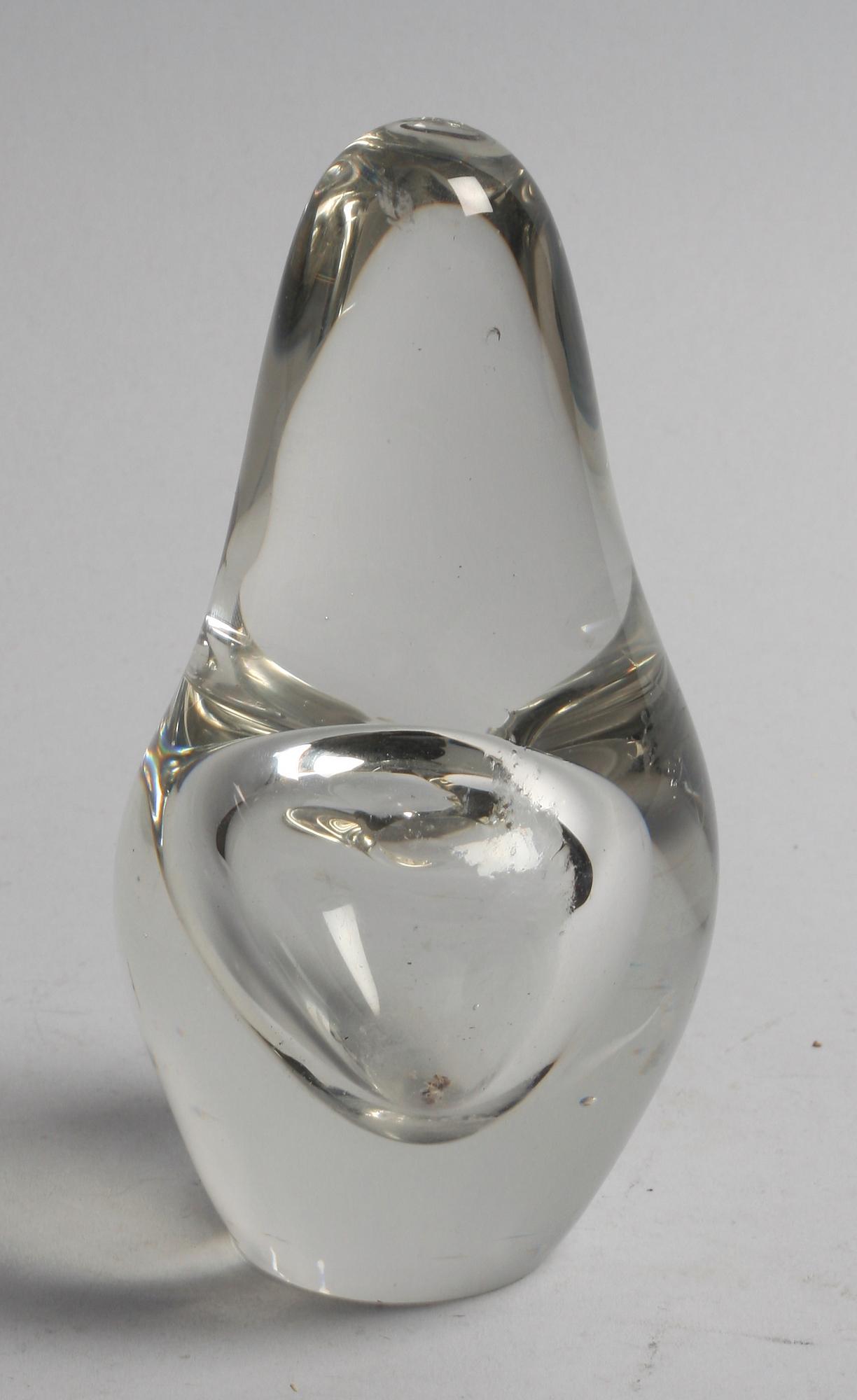 VAS. Glas. Timo Sarpaneva, "Orkidea" Iittala, Finland.