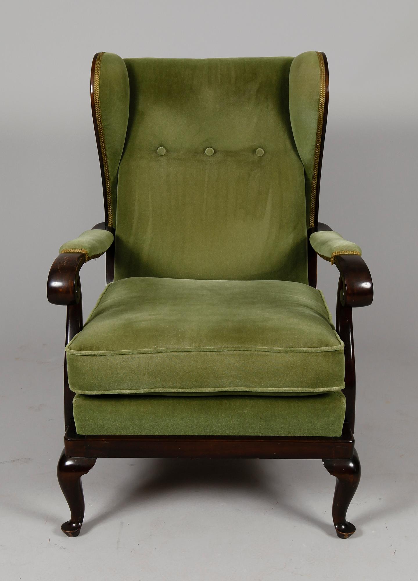 ÖRONLAPPSFÅTÖLJ, 1950-/1960-tal.