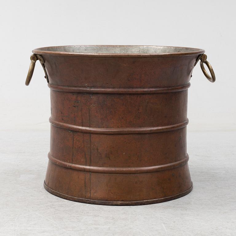a copper tub from around 1900.