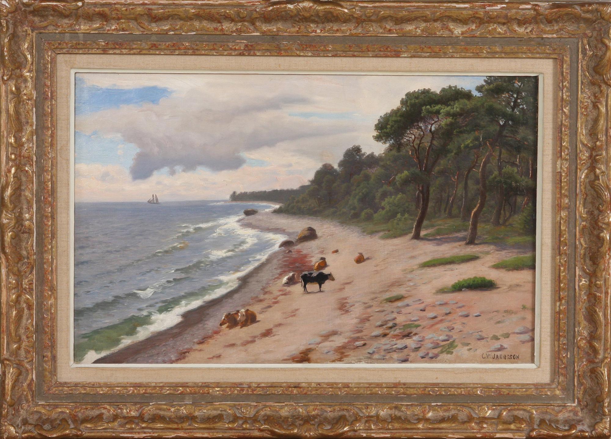 JAENSSON, CARL WILHELM, tillskriven, olja duk, sign.