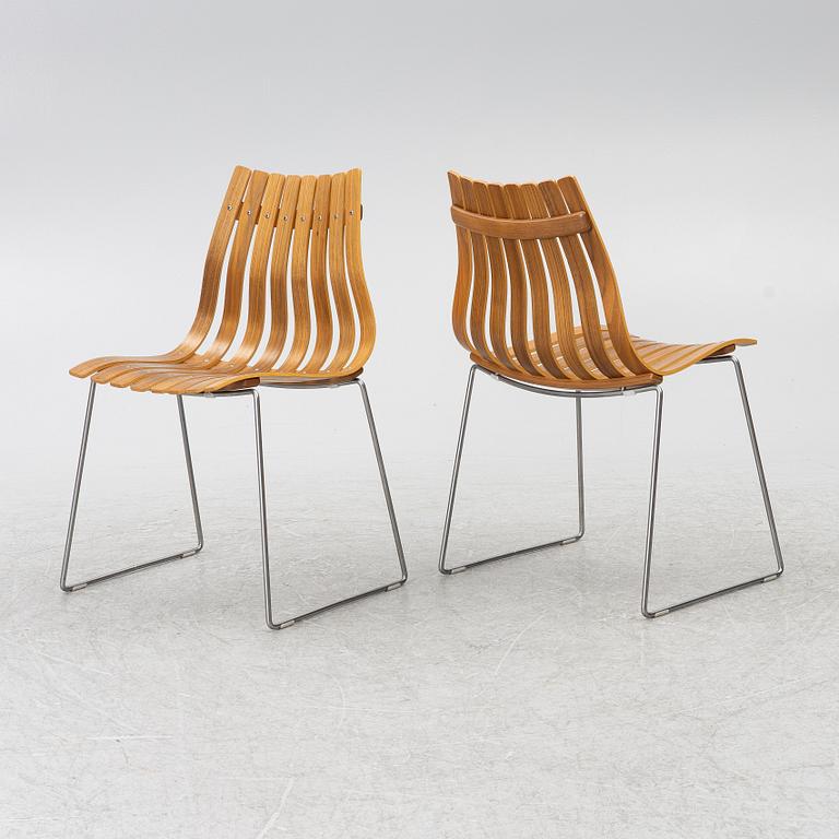 Hans Brattrud, ten chairs, 'Scandia Junior', Hove Möbler, Norway.