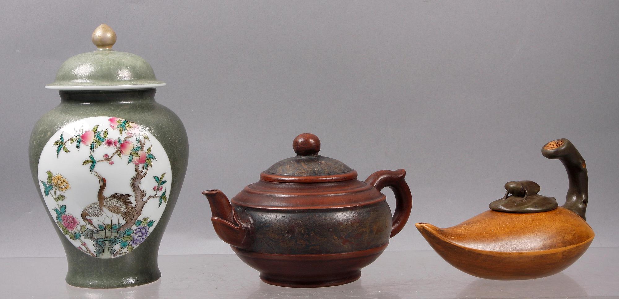 PARTI KERAMIK, 3 st, Kina 1900-tal.