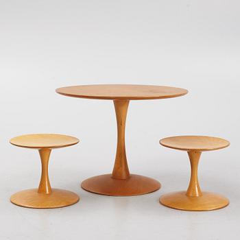 Nanna Ditzel, a "Trisse" chindlren's table with two chairs,