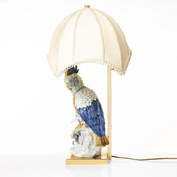 Bordslampa, Società Porcellane Artistiche, Florens, Italien, sent 1900-tal.