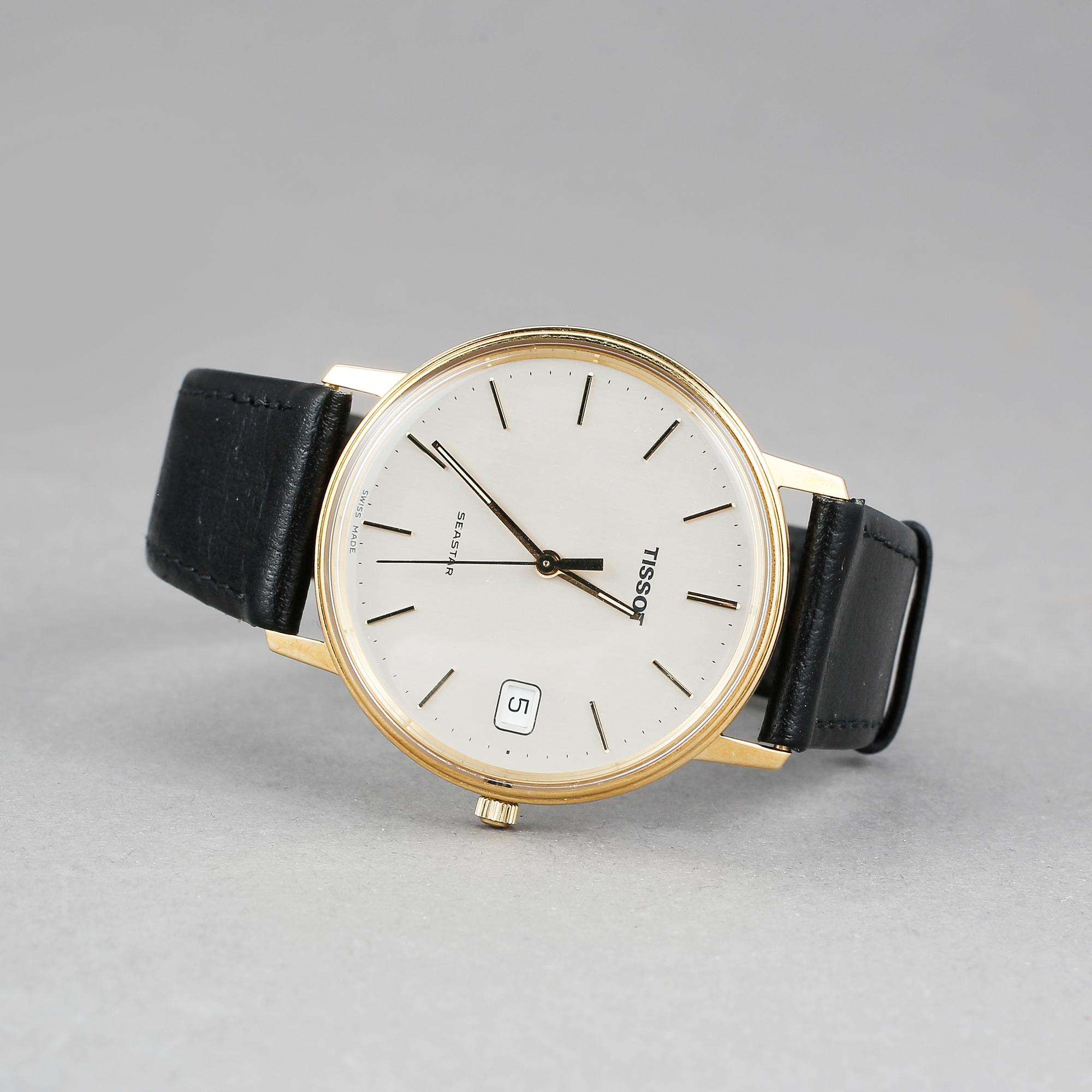 ARMBANDSUR, herr, 18 k guld, "Seastar", Tissot, 1900-talets andra hälft.