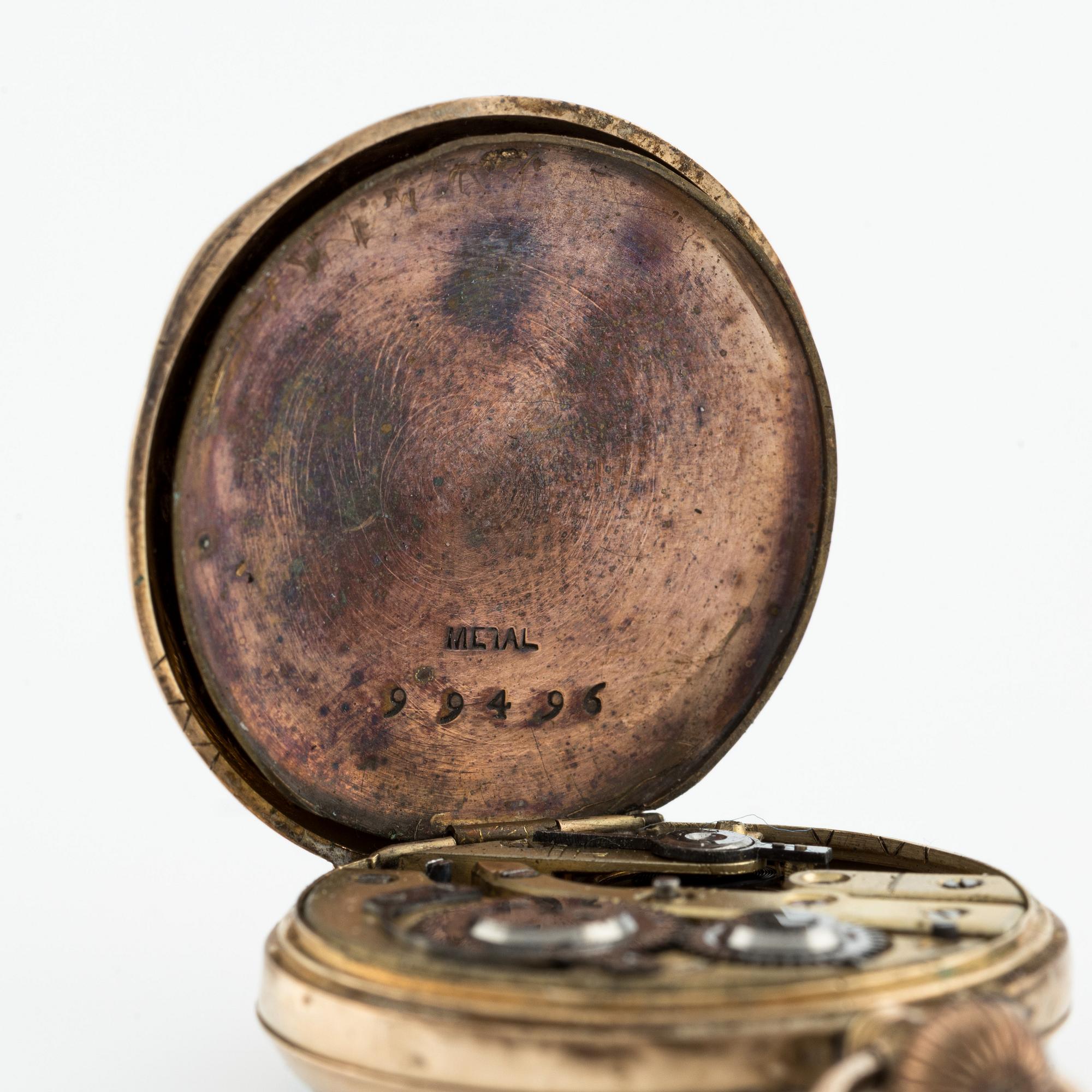 Ladie's pocket watch, 29.5 mm.