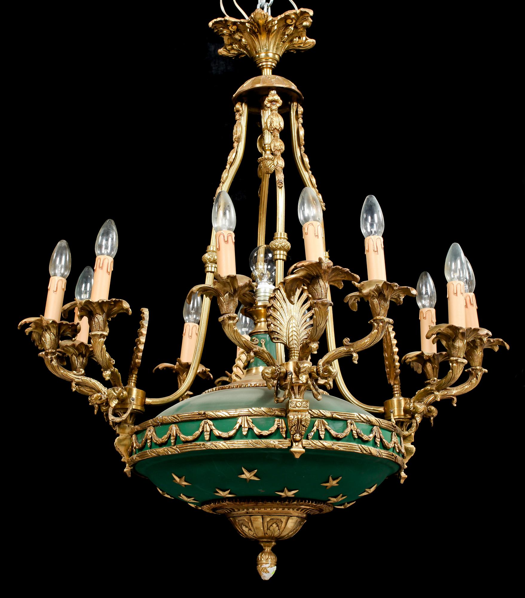 TAKAMPEL, empirstil, 1900-talets andra hälft. Höjd ca 95 cm.