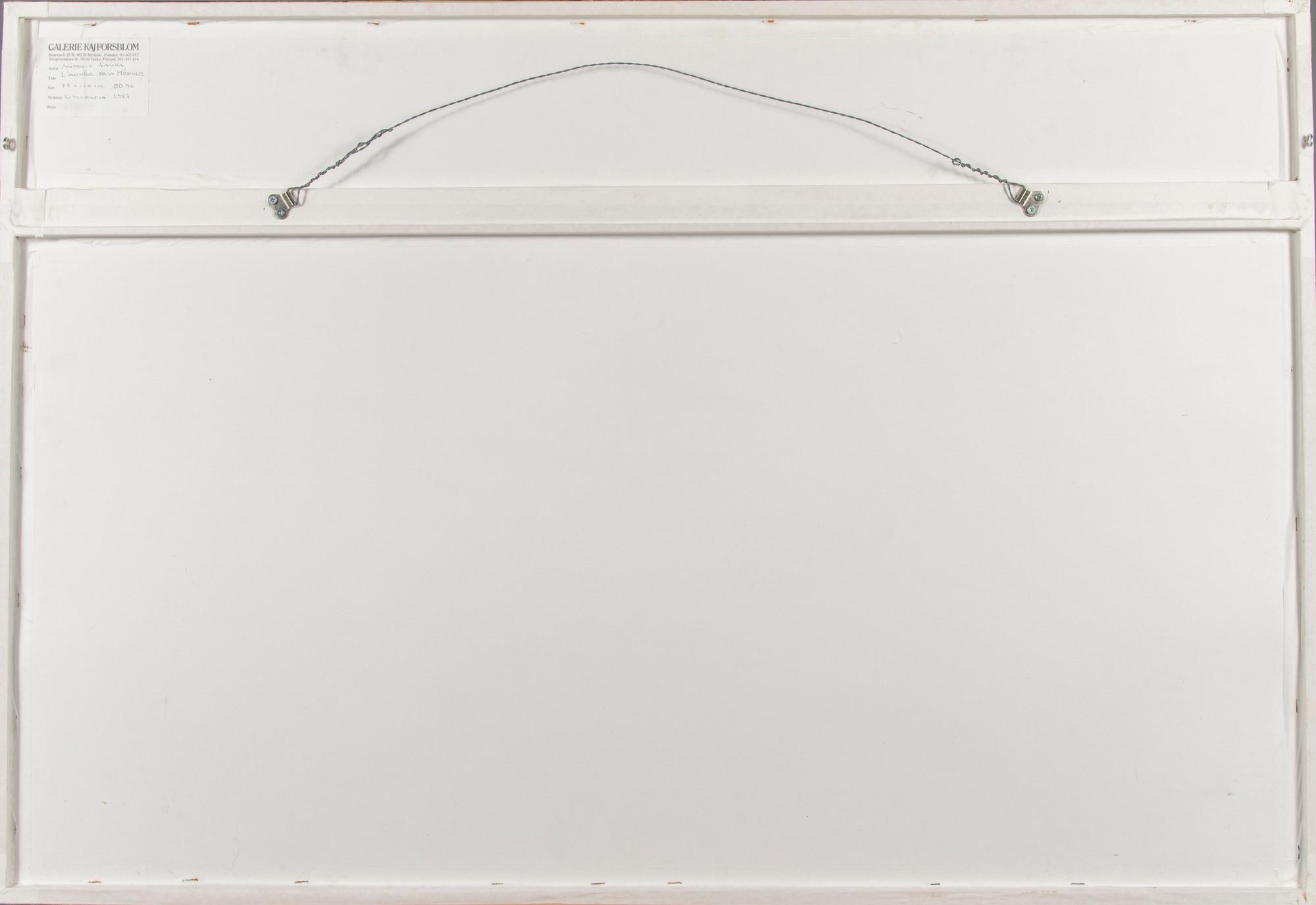 Antonio Saura, "L'Année de la Méduse".