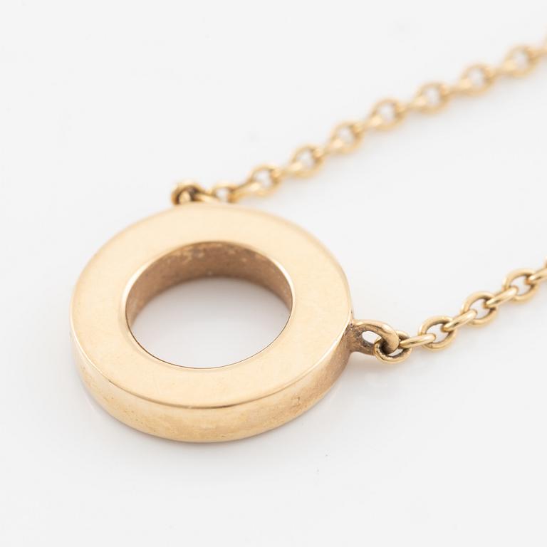 Efva Attling, Necklace, 18K gold with brilliant-cut diamonds.