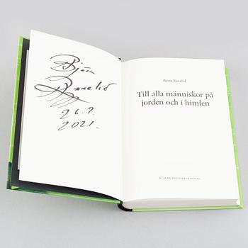 Björn Ranelid, books, 6 pcs, signed.