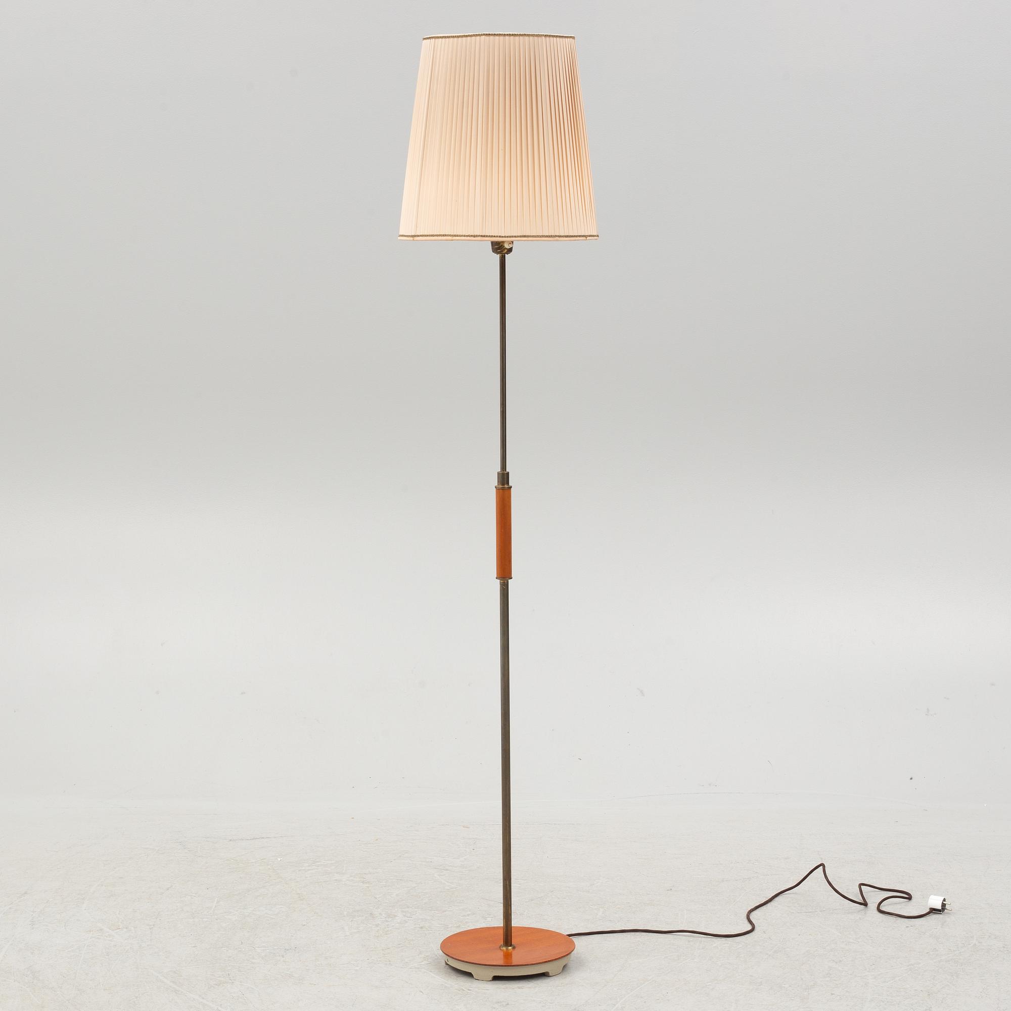 Bertil Brisborg, a model "531-101" floor lamp, The "Triva"-series, Nordiska Kompaniet, Sweden, 1940's/50's.