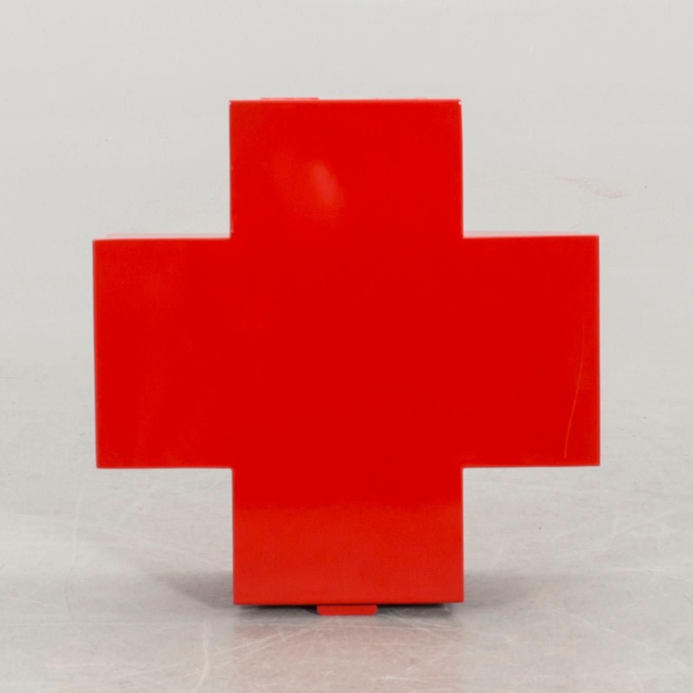 A SMALL "CROSS" CABINET BY THOMAS ERIKSSON, Progetto Ogetto, Cappellini, designed 1992.